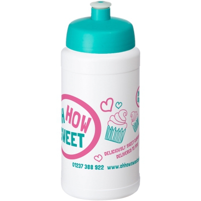 Bidon Baseline® Plus o pojemności 500 ml z wieczkiem sportowym