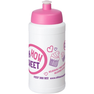 Bidon Baseline® Plus o pojemności 500 ml z wieczkiem sportowym