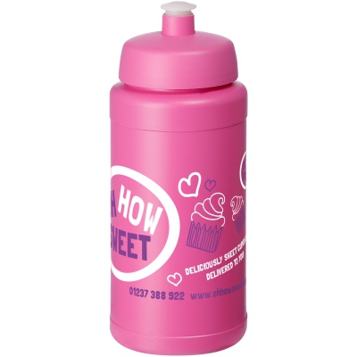 Bidon Baseline® Plus o pojemności 500 ml z wieczkiem sportowym