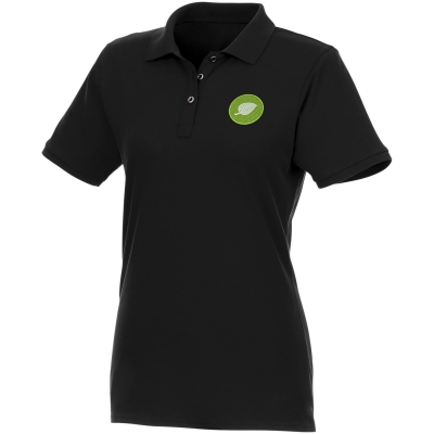 Beryl - organiczne damska polo z krótkim rękawem z recyclingu