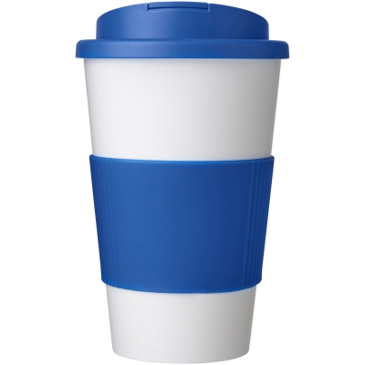 Americano® 350 ml tumbler with grip & spill-proof lid