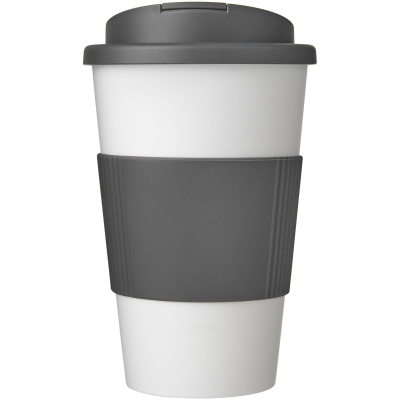 Americano® 350 ml tumbler with grip & spill-proof lid
