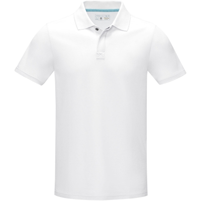 Męska organiczna koszulka polo Graphite z certyfikatem GOTS