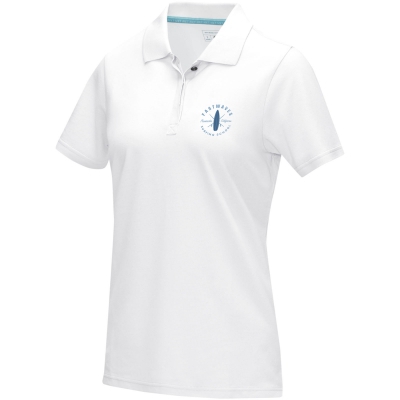 Damska organiczna koszulka polo Graphite z certyfikatem GOTS