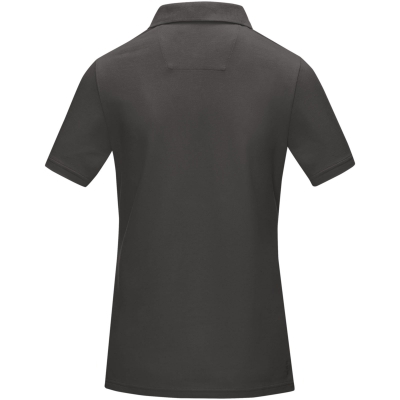 Damska organiczna koszulka polo Graphite z certyfikatem GOTS