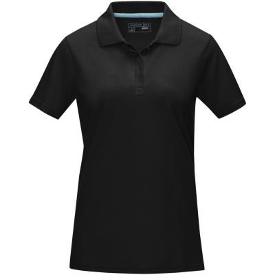 Damska organiczna koszulka polo Graphite z certyfikatem GOTS