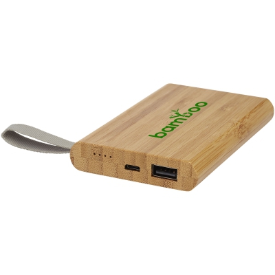 Powerbank Tulda o pojemności 5 000 mAh wykonany z bambusa