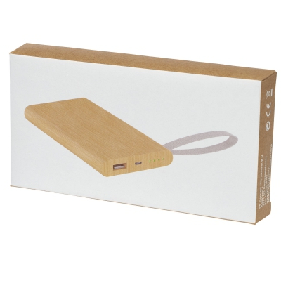 Powerbank Tulda o pojemności 5 000 mAh wykonany z bambusa