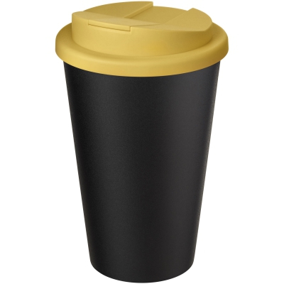 Kubek Americano® Eco z recyklingu o pojemności 350 ml z pokrywą odporną na zalanie