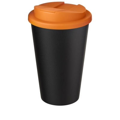 Kubek Americano® Eco z recyklingu o pojemności 350 ml z pokrywą odporną na zalanie