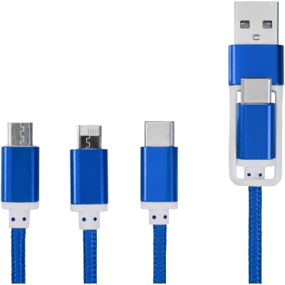Kabel do ładowania 3 w 1 z podwójnym wejściem Versatile
