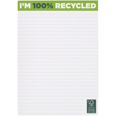 Notatnik Desk-Mate® w formacie A5 z materiałów z recyklingu
