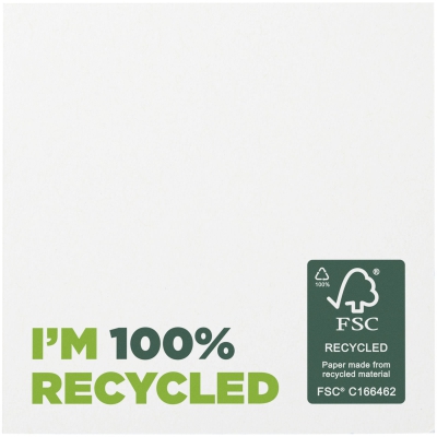 Karteczki samoprzylepne z recyklingu o wymiarach 75 x 75 mm Sticky-Mate®