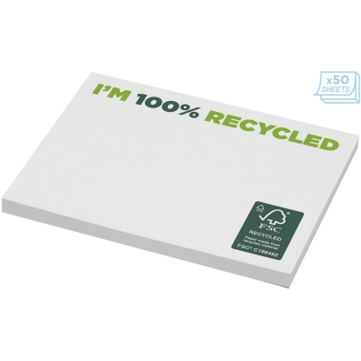 Karteczki samoprzylepne z recyklingu o wymiarach 100 x 75 mm Sticky-Mate®
