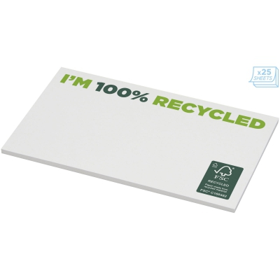 Karteczki samoprzylepne z recyklingu o wymiarach 127 x 75 mm Sticky-Mate®