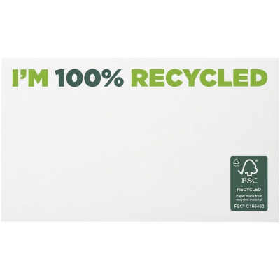 Karteczki samoprzylepne z recyklingu o wymiarach 127 x 75 mm Sticky-Mate®