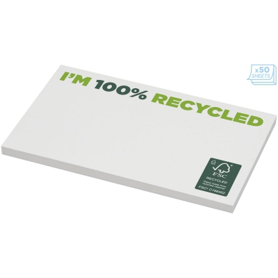 Karteczki samoprzylepne z recyklingu o wymiarach 127 x 75 mm Sticky-Mate®