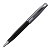 Długopis Montevideo, czarny/srebrny
