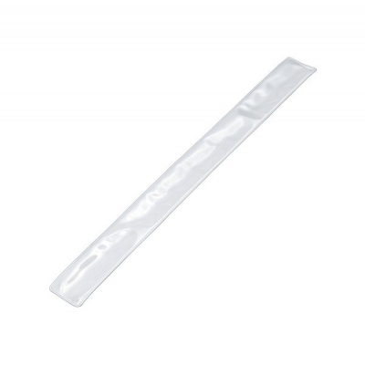 Opaska odblaskowa 30 cm, srebrny
