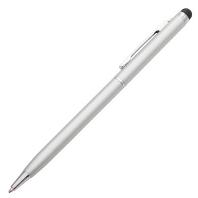 Długopis aluminiowy Touch Tip, srebrny