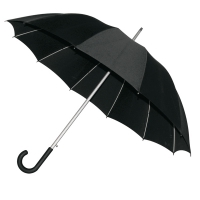 Elegancki parasol Basel, czarny