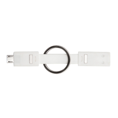 Brelok USB Hook Up, biały