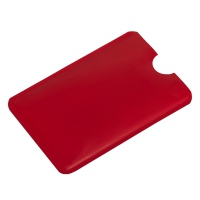 Etui na kartę zbliżeniową RFID Shield, czerwony