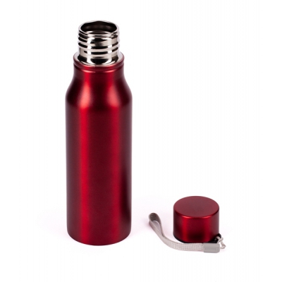 Bidon stalowy Fun Tripping 700 ml, czerwony