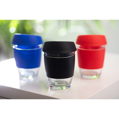 Szklany kubek Stylish 350 ml, niebieski
