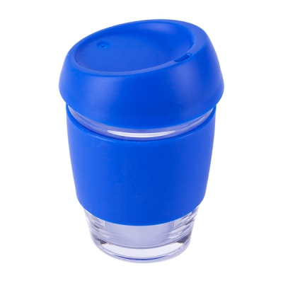 Szklany kubek Stylish 350 ml, niebieski