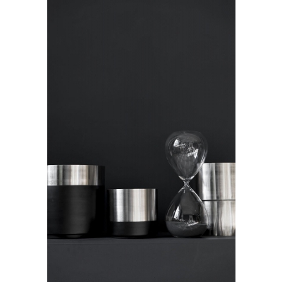 Garnek aria silver/black small