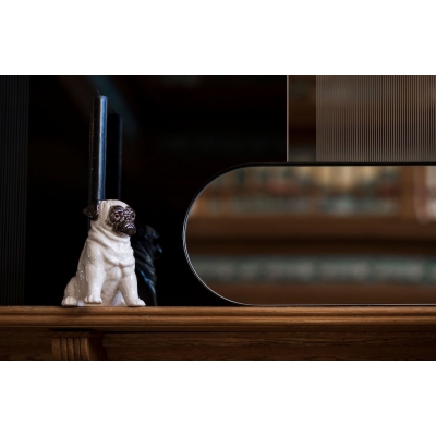 Świecznik mops / pug