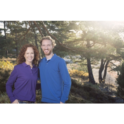 Pique long sleeve lady
