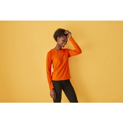 Pique long sleeve lady