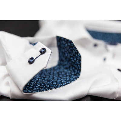 Koszula "purple bow" 46 regular fit