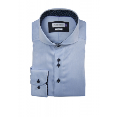 Koszula "purple bow" 46 slim fit