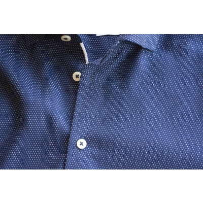 Koszula "purple bow" 49 slim fit