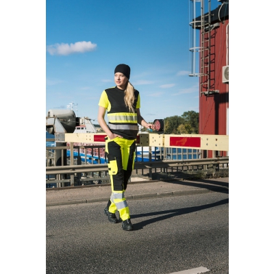 6519 spodnie do pasa en iso 20471 damskie