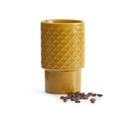 Kubek do latte, ż&oacute;łty