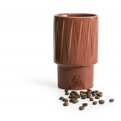 Kubek do latte, ceglany