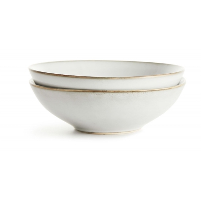 Nature miska do przekąsek, 18 cm, 2-pak, jasno szara