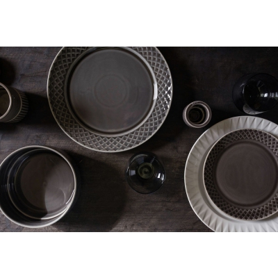 Miska coffee & more, szara 17cm