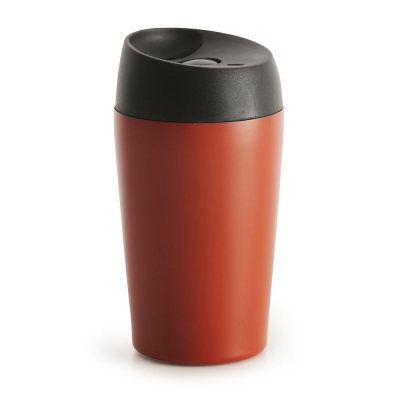 Travel kubek z zamknięciem, terracotta 240 ml