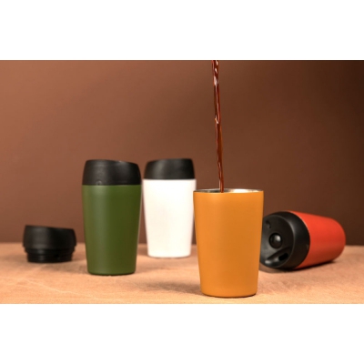 Travel kubek z zamknięciem,  biały 240 ml