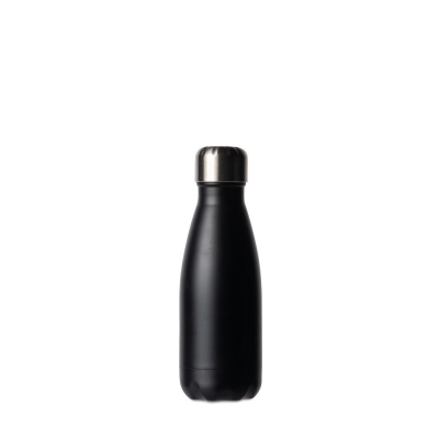 Butelka hot&cool,  0,26l, czarna  24/12 h