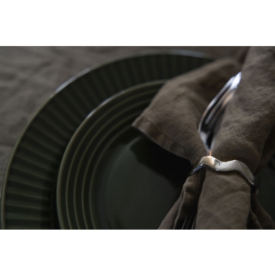 Talerz coffee & more, zielony 27cm