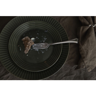 Talerz coffee & more, zielony 27cm