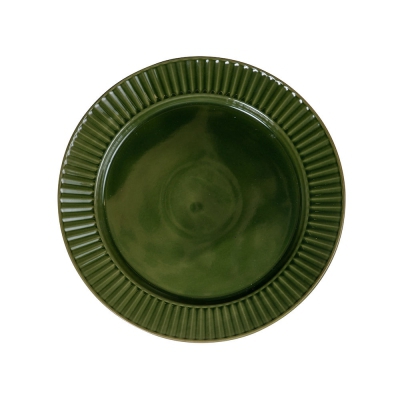 Talerz coffee & more, zielony 27cm