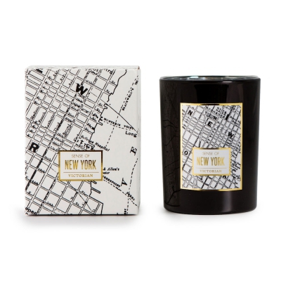 Świeca zapachowa maps new york, black