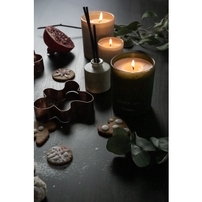 Zestaw świeczka i dyfuzor  winter cinnamon